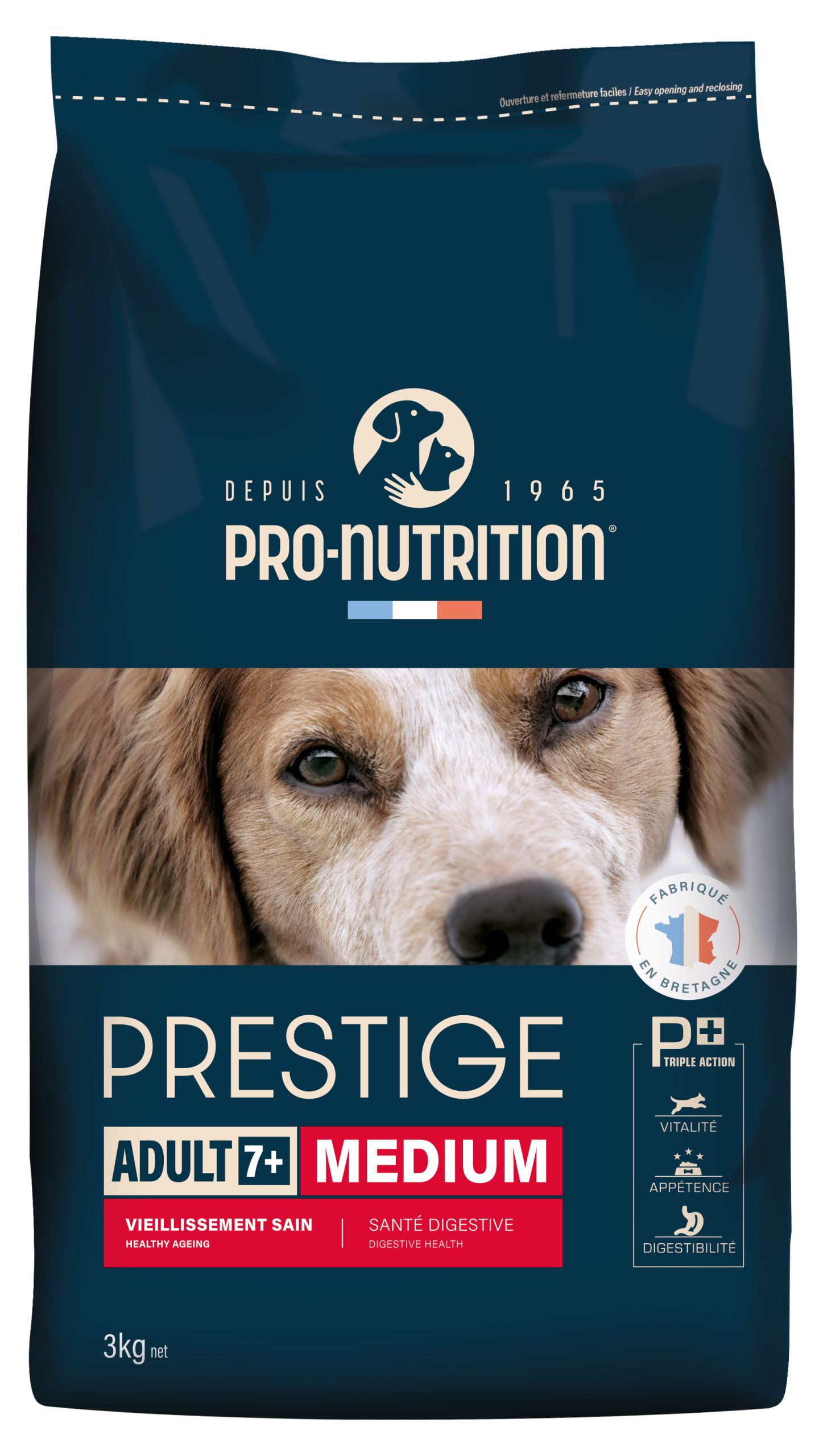 Pro-Nutrition Prestige Chien Adult 7+ Medium Vieillissement Sain