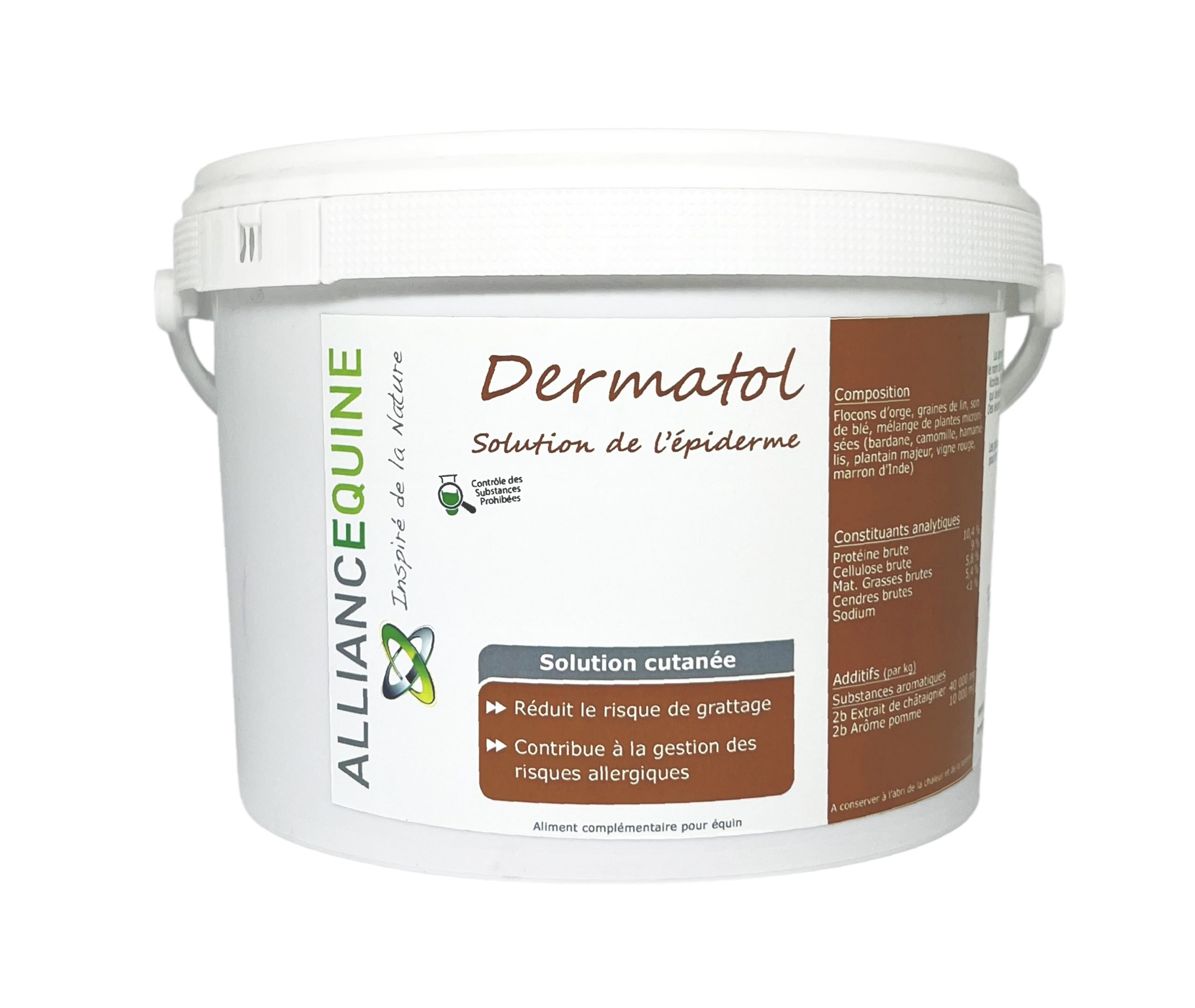 Alliance Équine Dermatol - Solution de l'épiderme