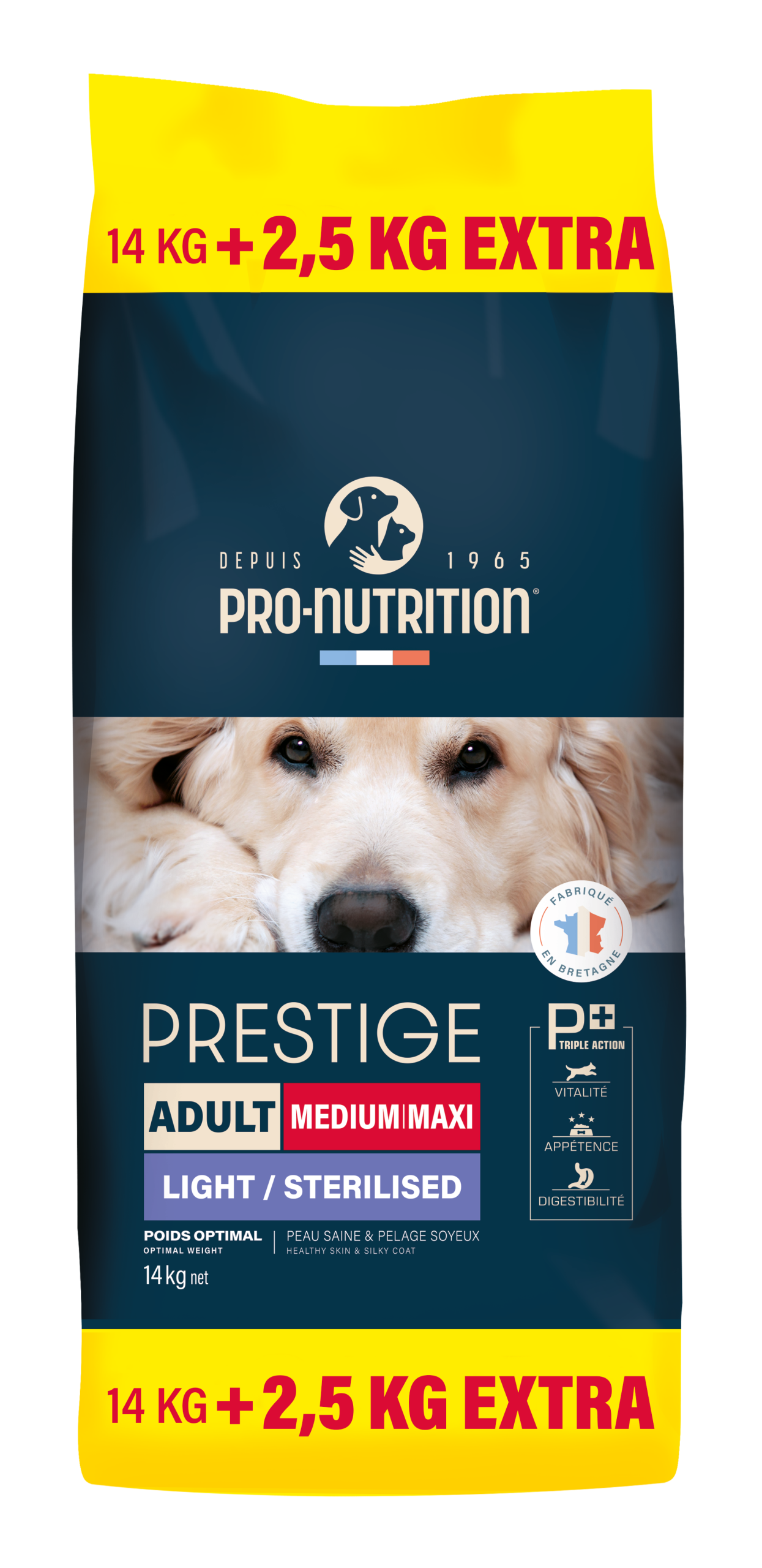Pro-Nutrition Prestige Chien Adult Medium & Maxi Light/Sterilised
