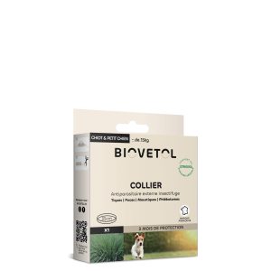 Collier insectifuge Chiot & Petit Chien Biovetol